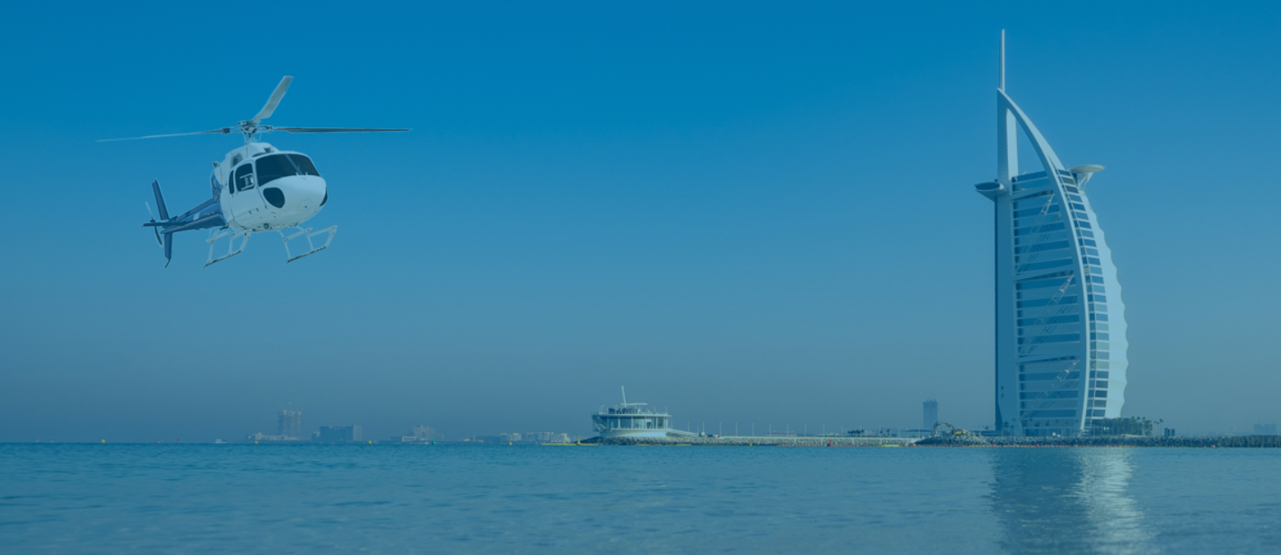 Helicopter Hire Dubai banner image